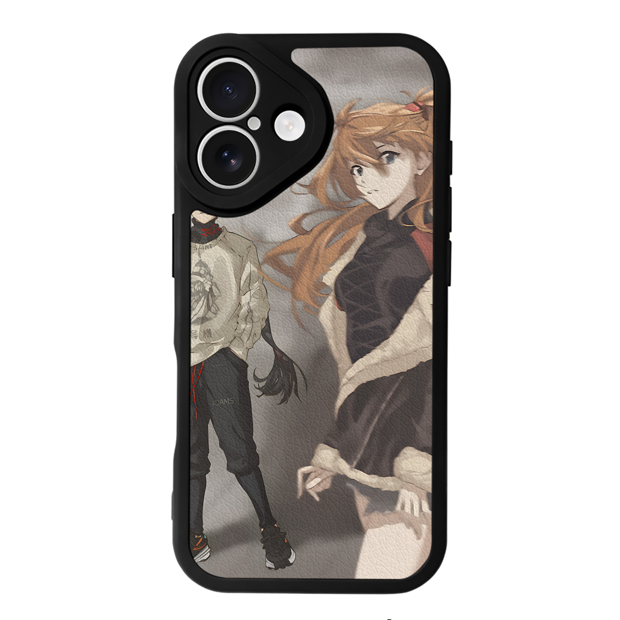 （画像用） EVA 新世紀エヴァンゲリオン 【iPhone 16シリーズ対応】シリコンスマホケース（レザー調） 材質：シリコン